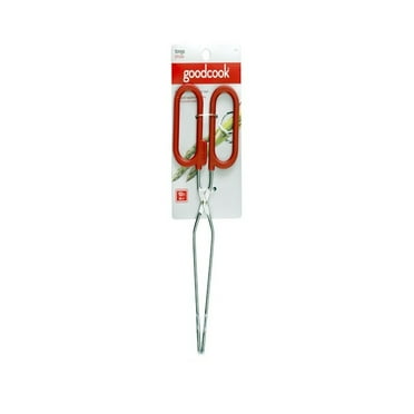 Good Cook Red/Silver Stainless Steel Tongs (Pack of 20)
