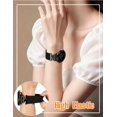thumbnail image 4 of Wearlizer Braided Magnetic Band Compatible with Google Pixel Watch, Stretchy Nylon Watch Band for Women Men, D-Shape Designer Sport Wristband for Pixel Watch 4/3/2/1, 41mm, 4 of 6