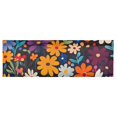 thumbnail image 6 of Yayeee Window Valance for Kitchen Farmhouse Rod Pocket Bright Colorful Flowers Pattern Short Curtain for Living Room, 6 of 6