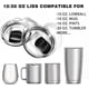 thumbnail image 2 of Perfect Fit Magnetic Tumbler Lid for Yeti, Ozark Trail, and More - 2 Pack (Black), 2 of 5