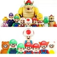 thumbnail image 2 of New Super Mario Ensemble de Blocs de Construction Yoshi Bowser Mini Figurines d'Action Jouets, 2 of 5