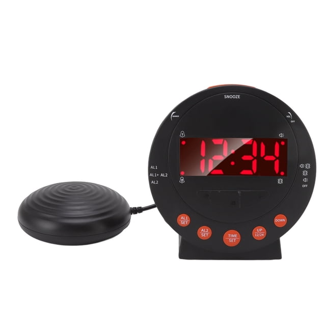 Super Alarmado 110 Decibelios Rojo Luz Intermitente Super Shaker Extra Amplio de Alarma para Estudiantes para Estudiantes