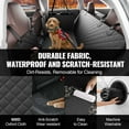 thumbnail image 5 of Back Seat Extender for Dogs,Dog Hammock for Car Back seat,Dog Car Seat Cover with Hard Bottom Dog Car Seat Bed 52"x24.8", 5 of 5