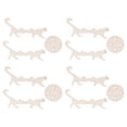 thumbnail image 1 of Juego de 4 soportes para macetas, estante con forma de gato, madera compuesta, creatividad, belleza, soporte para plantas de interior moderno y Simple, 1 of 8