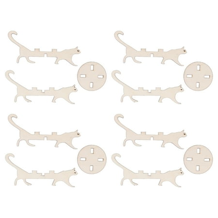 

Wood Flower Potted Holder Flower Pot Holder Rack Loveliness Creativity Cat Shape Simple Modern Charming For Indoor For Plant Display Rack For Outdoor