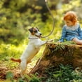 thumbnail image 3 of Minkissy 1Set Nylon Green Dog Leash for Medium Dogs Hands Free Adjustable Length Ergonomic Hand Control, 3 of 5