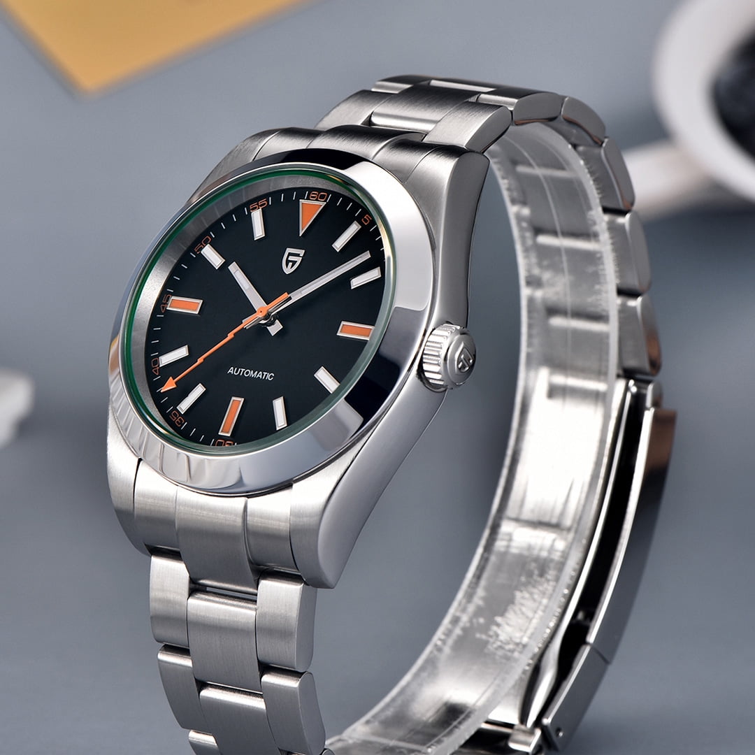 PAGANI DESIGN Men's Automatic Watches Luxury Mechanical Business Sports full Stainless Steel Wrist Watch for Men NH35A Movement