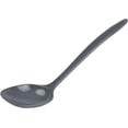 thumbnail image 2 of Gourmac Hutzler 12 Inch Melamine Spoon, Steel Gray, 2 of 3