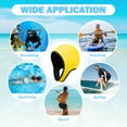 thumbnail image 4 of AMLESO Diving Hood Swim Hat, Neoprene Wetsuit Hood Headgear with Chin Strap, Swimming Cap Thermal Hood, for Swimming Surfing Rafting Yellow, 4 of 7