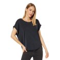 thumbnail image 1 of Camiseta Lucky Brand Sandwash Dolman para Mujeres - Negra, 1 of 3