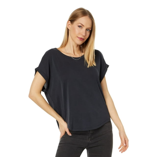 Camiseta Lucky Brand Sandwash Dolman para Mujeres - Negra