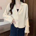 thumbnail image 1 of khaki Small Suit Jacket Women‘s Spring and Autumn 2024 New Korean Style All-match Design Sense Small Short Top, 1 of 7