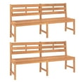 thumbnail image 3 of vidaXL 5 Piece Patio Dining Set Solid Wood Teak, 3 of 9