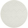 thumbnail image 2 of Nourison Versatile Indoor/Outdoor Ivory White 5' x Round Area Rug  (5 Round), 2 of 9