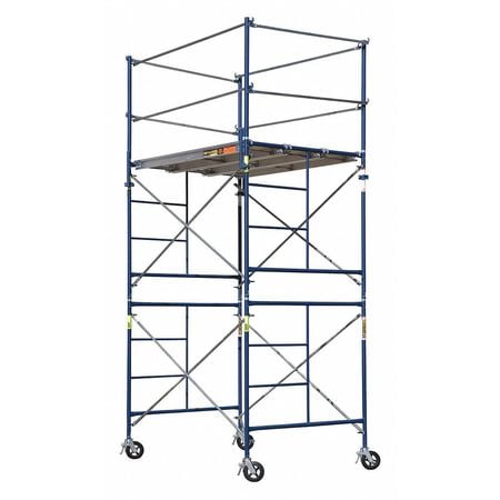 METALTECH Scaffold Tower,5 ft.L,with Casters M-MRT5710-A by Metaltech
