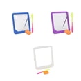 thumbnail image 3 of Langgg Magic Drawing Pad LED Writing Board Plastic Art Magic Board Pad Children Clipboard Pen Brush Set, 3 of 9