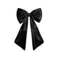 thumbnail image 2 of Black Bow Decor, 40 x 24 Inches Large Big Black Bow Party Decorations for Backdrop Birthday Wedding Bride, Huge Satin Ribbon Tie Hanging Wall Decor, 2 of 8