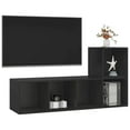 thumbnail image 6 of vidaXL TV Cabinet Set 2 Piece Chipboard Wall Mounted Furniture Multi Colors, 6 of 11