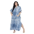thumbnail image 2 of Oussum Robe Caftans pour Femme Grande Taille Imprimée Longue Maxi à Boutons Robes Caftan, 2 of 7