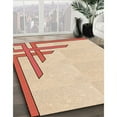 thumbnail image 2 of Ahgly Company Indoor Rectangle Patterned NavajoWhite Gold Area Rugs, 5' x 8', 2 of 6