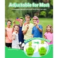thumbnail image 4 of PROHEAR 032 2.0 Kids Noise Cancelling Headphones with Adjustable Headband - 25dB NRR Autism Ear Protection for Child at Mowing Studying Sleeping Racing - Green and Blue, 2 Pack, 4 of 8
