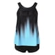 thumbnail image 4 of Augper Women Conservative Print Strappy Back Set Two Piece Swimsuits Swimdress, 4 of 7