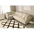 thumbnail image 2 of Linon Home Décor Claremont Area Rug Collection, Cream and Black, 5' x 7', 2 of 3
