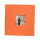 thumbnail image 1 of Bewildely Álbum de fotos autoadhesivo con cubierta de tela, álbum de recortes hecho a mano DIY, álbum de fotos de aniversario para el hogar Artesanía naranja Bewildely HA7319-03B, 1 of 6