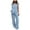 Blue, variant on Riforla Women's 2 Piece Outfits Sleeveless Suit Vest and Wide Leg Pants Business Casual Sets Two Piece Sets for Women Blue S