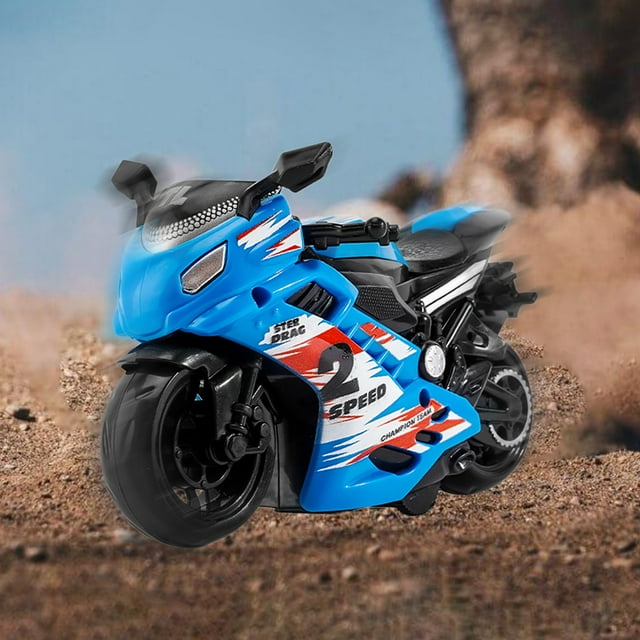 QIPOPIQ Toy Motorcycle - Pull Back Toy Car,Toy Motorcycles