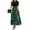 Green, variant on Moxiu Summer Dresses for Women Elegant High Waist Maxi Dress Flowy Ruffle Hem Casual Long Dress A-Line Floral Printrd Dress with Belt 2025 Black,M