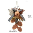 thumbnail image 3 of Thanksgiving Mini Wall Hanging Festive Autumn Pumpkin Maple Leaf Wreath for Home Holiday Decoration, 3 of 7