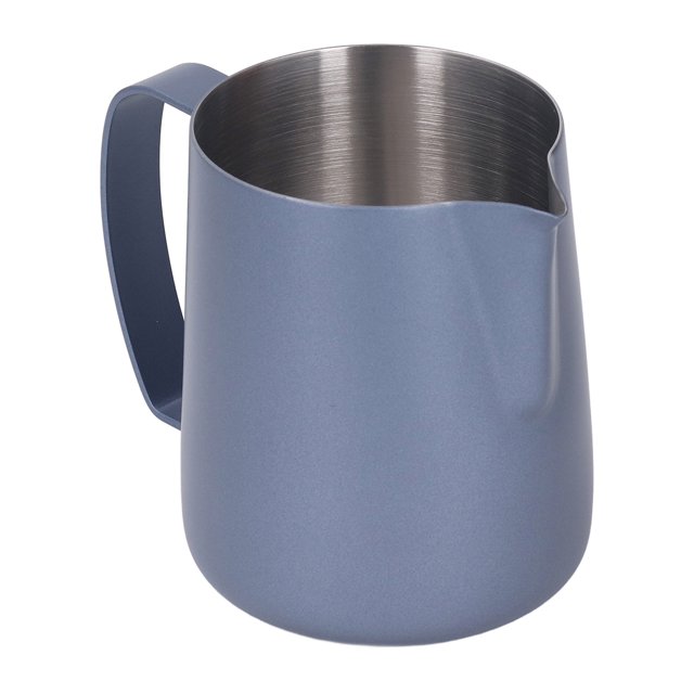 Milk Frothing Pitcher,450ml 304 Stainless Steel Espresso Milk Frothing Cup Milk Steaming Pitcher Coffee Frother Steamer Jug Espresso Machine Accessories For Cappuccino Latte Art