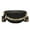 Black, variant on Thick Chain Women's Fanny Pack Plaid leather Waist Bag Shoulder Crossbody Chest Bags Luxury Designer Handbags Female Belt Bag