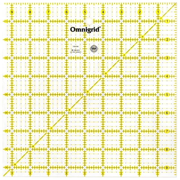 Omnigrid Square Quilting Ruler Value Pack (4-1/2", 6-1/2", 9-1/2" & 12-1/2")