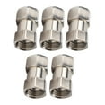 thumbnail image 1 of Accesorios de Plomería de Acero inoxidable, Adaptador de tubo de Hilo Femenino, Juego de 5 Uds., Calentador de Agua para ducha, 1 of 7