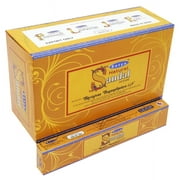 Satya Natural Sandal Fragrance Incense Stick Pack Of 12 Aggarbatti Home Scent Fragrance Aromatherapy 15G X 12 Pack (180G)