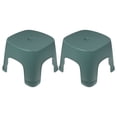 thumbnail image 1 of Miangastore 2pcs Foot Stool Plastic Step Stool Bathroom Stepping Foot Stool Toilet Step Stool, 1 of 8