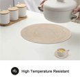 thumbnail image 4 of Elegant Dining Solutions, manteles individuales lavables resistentes al calor con superficie antideslizante para uso diario, juego de 6 protectores de mesa de algodón y polipropileno trenzado, 4 of 6