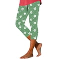 thumbnail image 2 of Haivin Women's St. Patrick's Day All-Over Print Yoga Pants, Fitted and Fashionable, for Fitness and Casual Wear, 2 of 5