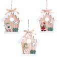 thumbnail image 1 of Colgante decorativo de madera para Navidad, para ventana de centro comercial, árbol de Navidad, 2 unidades (tipo de habitación), 1 of 4
