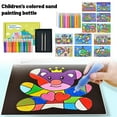 thumbnail image 2 of Sand Art Kits, 10 Color Sand Art Kits with 12 Sheets Sand Art Painting Cards, DIY Colored Sand Art Kit Sand Painting Set for Arts and Crafts School Classroom Home Party Favors, 2 of 10