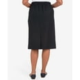 thumbnail image 5 of Alfred Dunner Womens Plus-Size Classic Stretch Waist Midi Skirt, 5 of 6