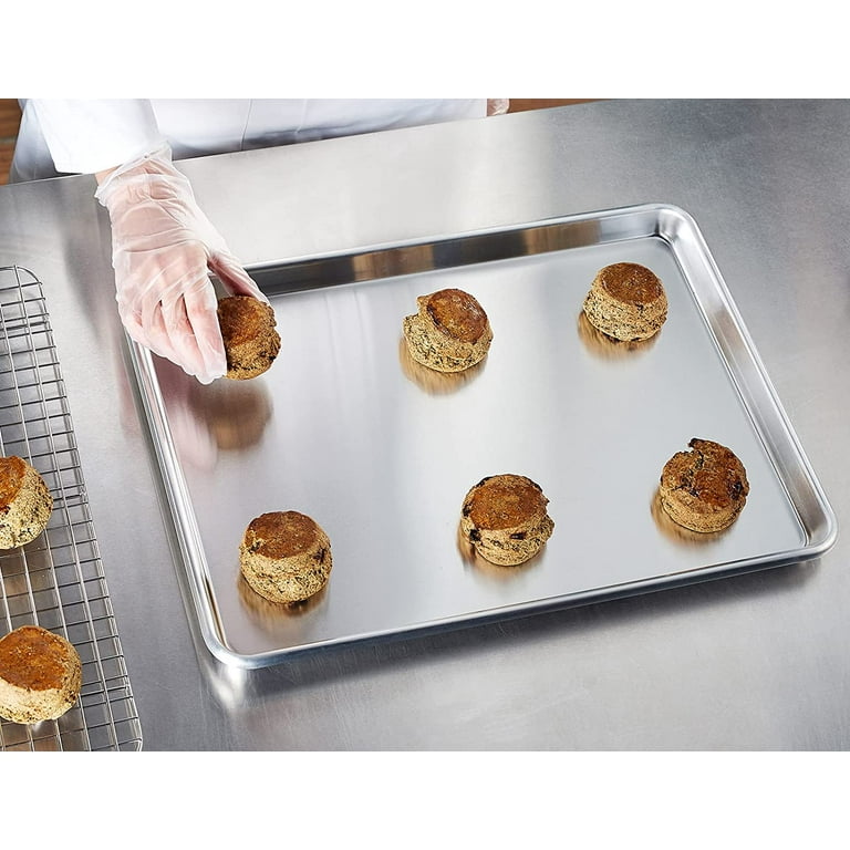  6 Pack Full Size 18 x 26 inch Aluminum Baking Sheet