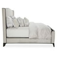thumbnail image 3 of Paris Chic Cal. King Channel Tufted Velvet Bed - Ivory/Espresso, 3 of 11