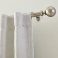 thumbnail image 4 of Threadmade Cordelia Single Curtain Rod with Globe Ball Finial, Antique Pewter - 32"W x 78"L, 4 of 6