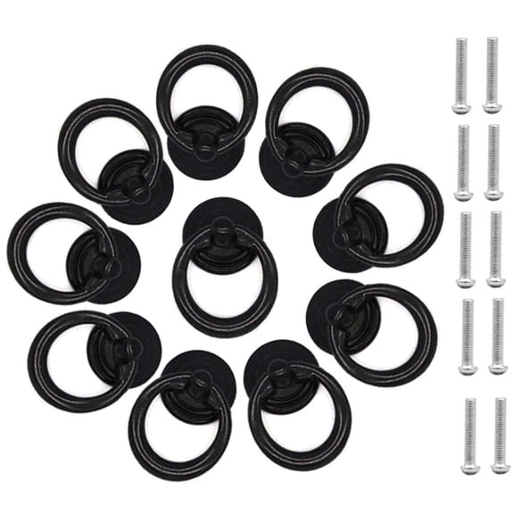 10 Pieces Antique Vintage Cabinet Knobs Drawer Knobs Dresser Hardware Handles for Kitchen Cupboard Doors Closet
