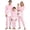 Pink_004, variant on QTSHPN Family Matching Outfits Easter Holiday Cute Bunny Graphic 2 Piece Long Sleeve Top with Long Pj Pants Cozy Pajamas Toddler