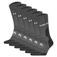 thumbnail image 1 of HEAD Calcetines de senderismo unisex, pack de 6 - Hiking All Climates Crew, calcetines deportivos, logo Gris 39-42, 1 of 4
