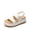 WHITE, variant on Women's Platform Water Sandals Adjustable Lightweight Waterproof Summer Beach Wedge Chunky Sandals
